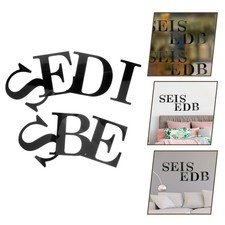  1 Satz PVC Black Capital