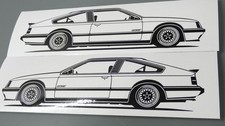 Opel Monza Sticker Silhouette