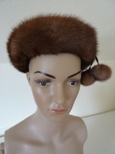 Nerz Stirnband, Echt Fell, Braun