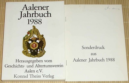 Aalener jahrbuch 1988 - aalener,