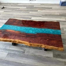 Blau Epoxid Harz Sofa Ess