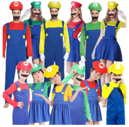 Super mario luigi kostüm - super,