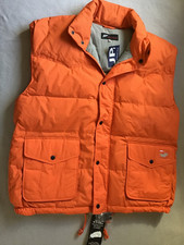 Daunen -Weste von Jean Pascale, Gr. M , orange , Neu mit Etikett