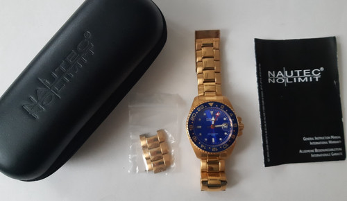 Armbanduhr orologio gmt nautec - armbanduhr,