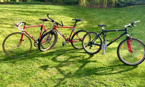Herren mountainbikes rot - 2,
