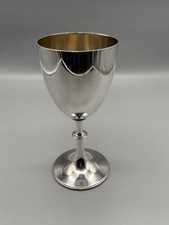 *RAR* sehr eleganter Pokal /Becher 800er Silber mit vergoldeter Innenfläche groß