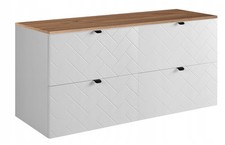 Schrank Badezimmer 120 Weiß +