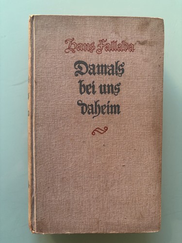 Fallada hans damals bei uns - bei,