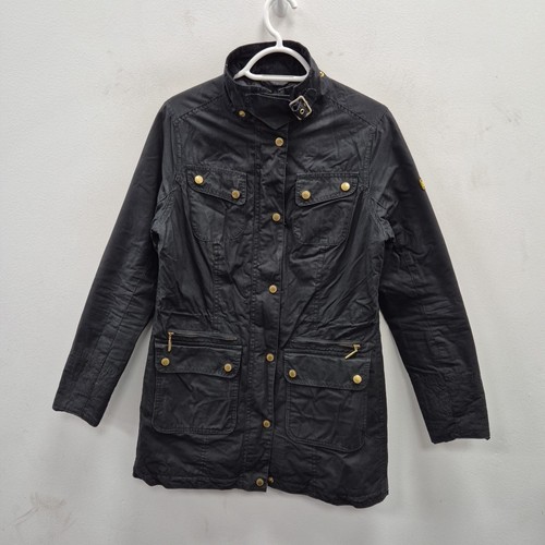 Barbour mallory black wax - barbour,