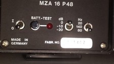 MZA 16 P48 Sennheiser 48v Phantomspeisung mit Klein-Tuchel!
