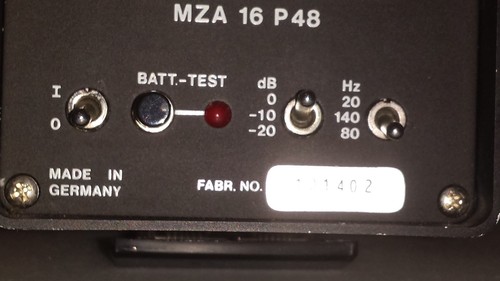 Mza p48 sennheiser 48v - mza, 16