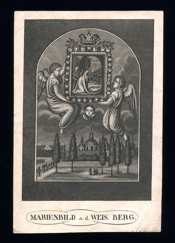 Litho wallfahrt marienbild - litho,