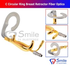 C Rundring Brustretraktor Glasfaser vergoldet Pflege Brustretraktor