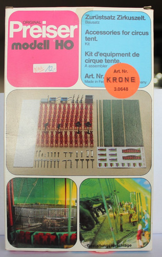 Zirkuszelt krone preiser 87 - zirkuszelt,