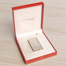 S.T. Dupont Ligne 1 Großes Modell Lines Feuerzeug silber ink. Etui 