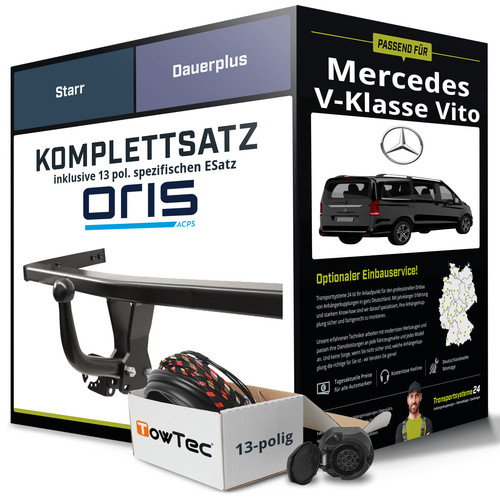 Anhängerkupplung oris starr - oris,