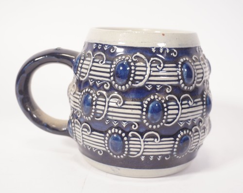 Jugendstil steinzeug becher - steinzeug,