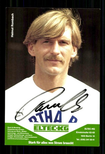 Helmut rombach autogrammkarte - helmut,