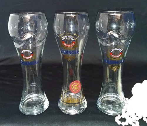 3er set erdinger weizen glas - weizen,