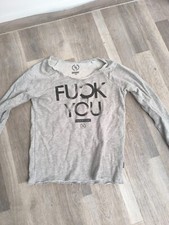 BOOM BAP Fuck You grau Pullover M SELTEN!