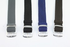 18mm 20mm Perlon Nylon Retro Textil Uhrenarmband-Uhrenarmbänder-Strap XS bis XL
