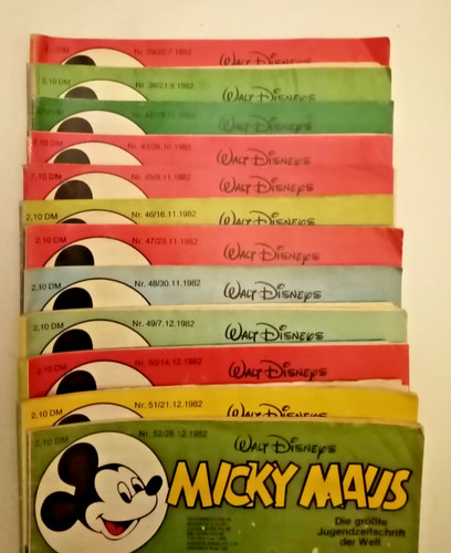 Micky maus hefte jahrgang - micky,