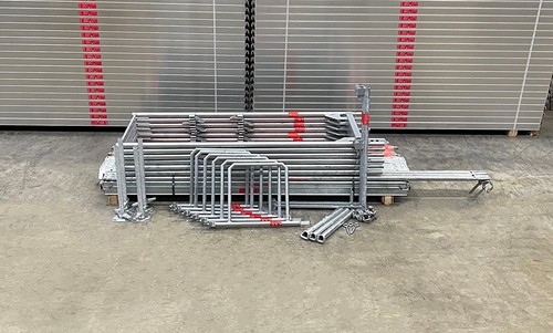 Neues gerüst fassadengerüst - neues,