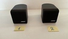 2x Bose single cube mit rotem Rand, Bose Cube Einzelcube, Bose Lautsprecher