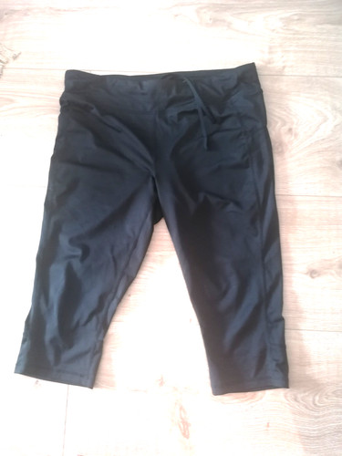 Sporthose schwarz l wie - schwarz, 3/4
