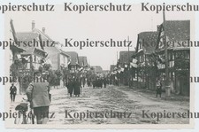 106❚ Konvolut, 8 Fotos von 1933, Fronleichnam in Geispolsheim Elsass Frankreich