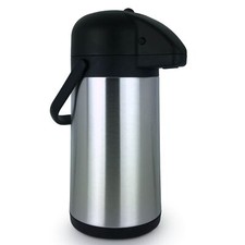 Edelstahl Pumpkanne Airport