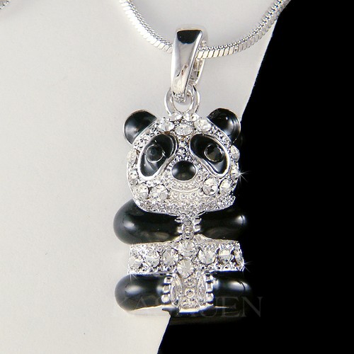 Schwarz weiß süß pandabär - weiß,