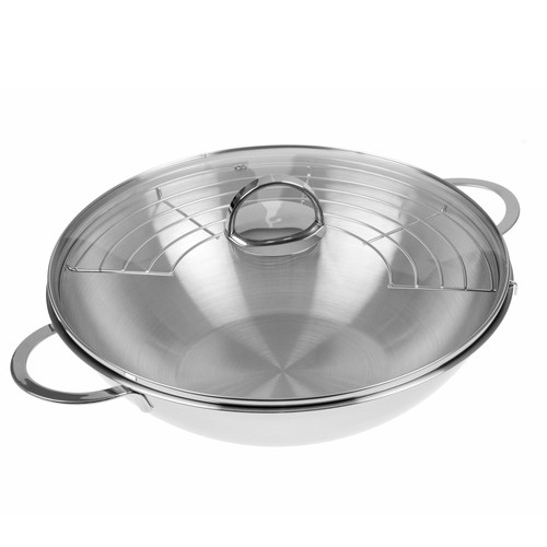 Gräwe wok edelstahl - cm, set