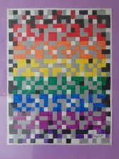 OP-Art Grafik Zeichnung, Geom