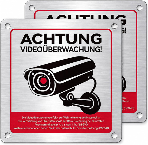 Achtung videoüberwachung - achtung,