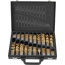 HSS BOHRERSET 231 TEILE TITANBOHRER SPIRALBOHRER 1-10mm HOLZBOHRER BOHRER