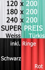 TEXTIL Duschvorhang UNI FARBEN