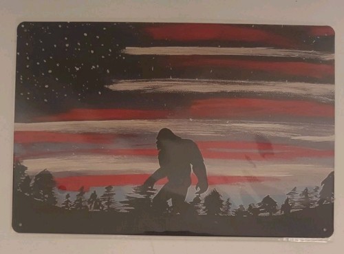 Bigfoot sasquatch yeti tin - sasquatch,