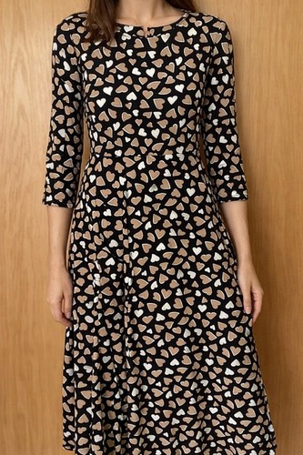 Webkleid mit alloverprint - mit, gr