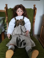 Künstlerpuppe von Anne Riedl,  nach  Vera Scholz mit Zertifikat