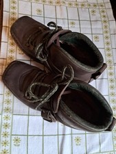 Alte Skischuhe Leder Schuhe 36