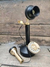 Telefon Kerzenleuchter Vintage