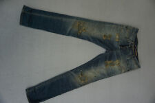 PLEASE Jeans stretch Hose Gr. XS 30/32 W30 L32 destroyed used risse blau TOP.