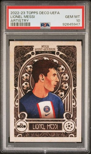 Topps deco ucl lionel messi - deco,