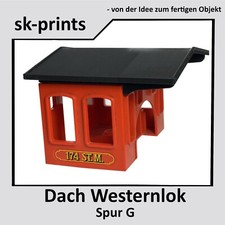 Dach Westernlok Steaming Mary | kompatibel mit Playmobil LGB
