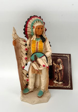 Red Cloud - Castagna Wild West Alabaster Figur von 1989