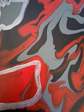 Storm Incomming. Acryl auf Leinwand. Kleine Größe. Neu. Original