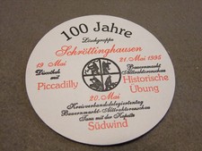 Bierdeckel ,  Barre Bräu ,  100 Jahre Löschgruppe Schröttinghausen