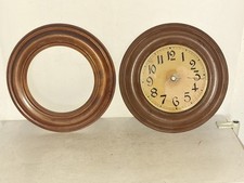 2 x alte Holz Zifferblatt