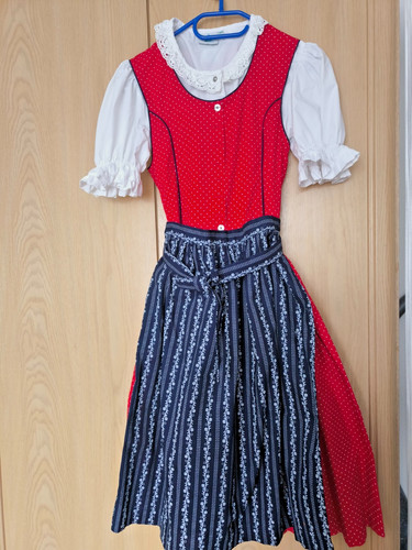 Mädchen dirndl 158 - dirndl, einmal